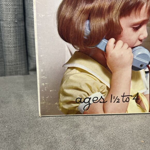 Vtg Playskool Toy Wood Pay Play Phone Rotary Dial Doorknob Coins 1954 #488 - Picture 9 of 11